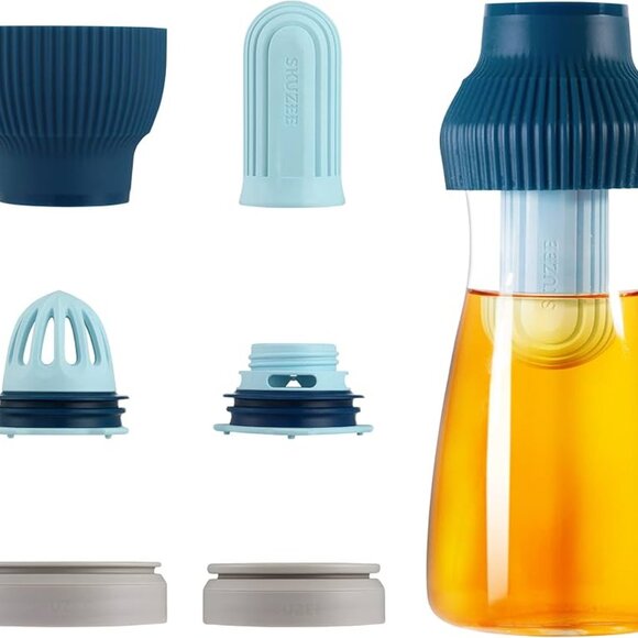 New SKUZEE Multifunction Reusable Lid, Cup, Juicer, Tea Infuser - Picture 5 of 11